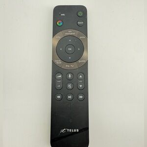 TELUS Optik Pik TV Slimline Remote Control - Black (2709b)